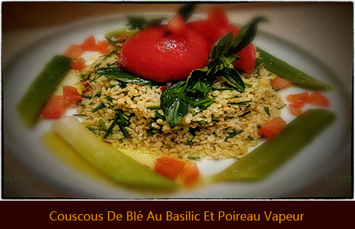 Couscous De Blé Basilic Poireau Vapeurthb