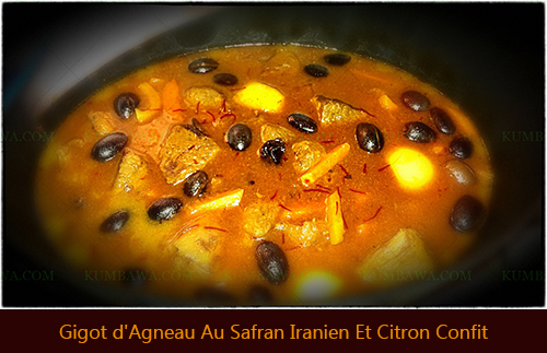 Gigot d'Agneau Au Safran Iranien Et Citron Confitthb