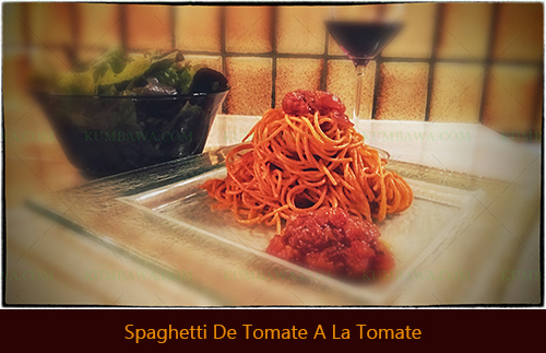 Spaghetti De Tomate A La Tomatethb