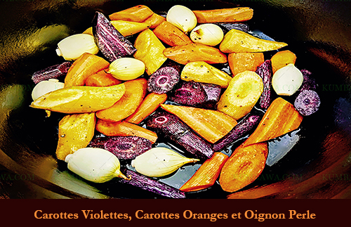 Carotte Violette, Carotte Orange Et Oignon Perle